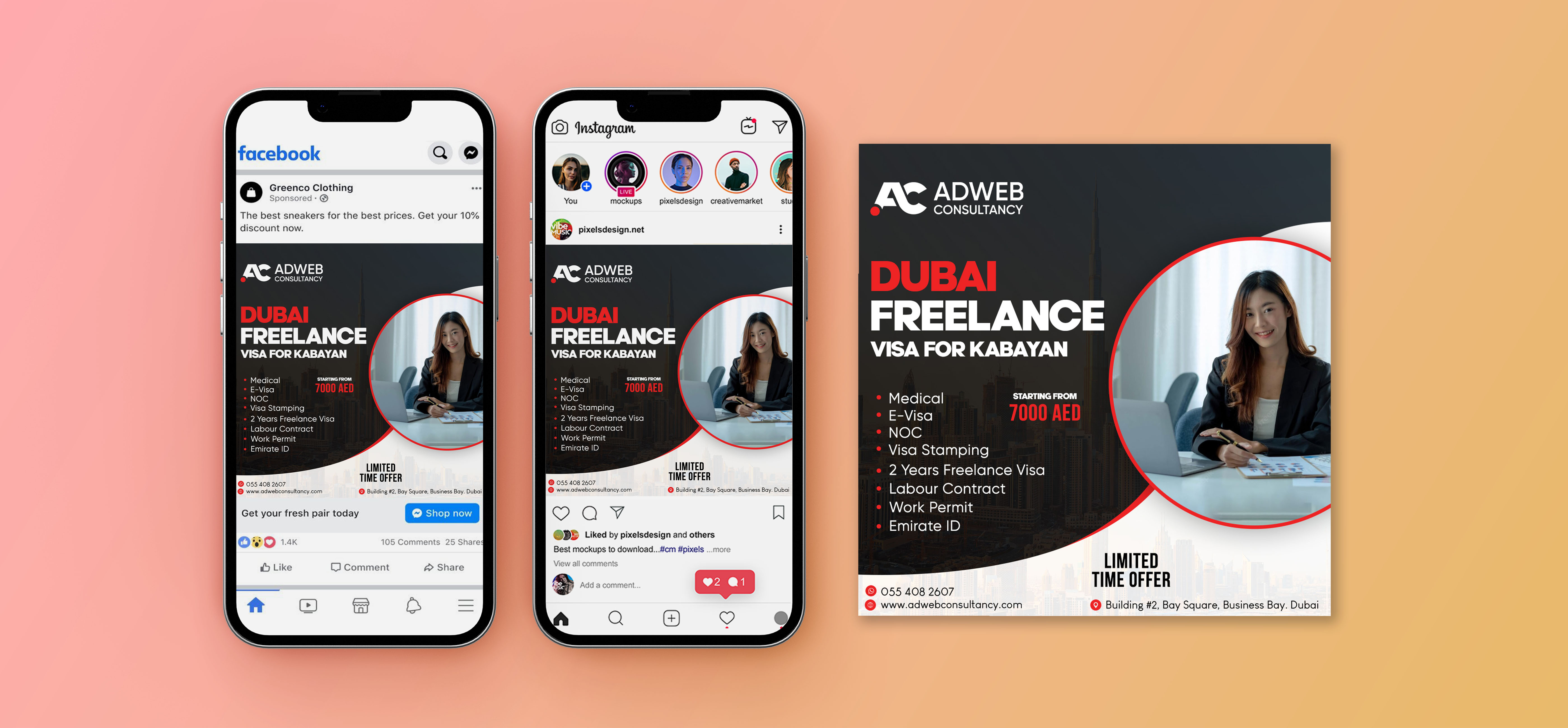freelance web developer dubai